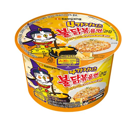 Large Cup 4-Cheese Buldak Bokkeum Myeon