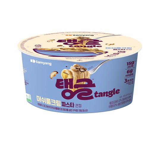 Large Cup Tangled Mushroom Cream Pasta