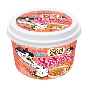 Rose Buldak Flat Noodles