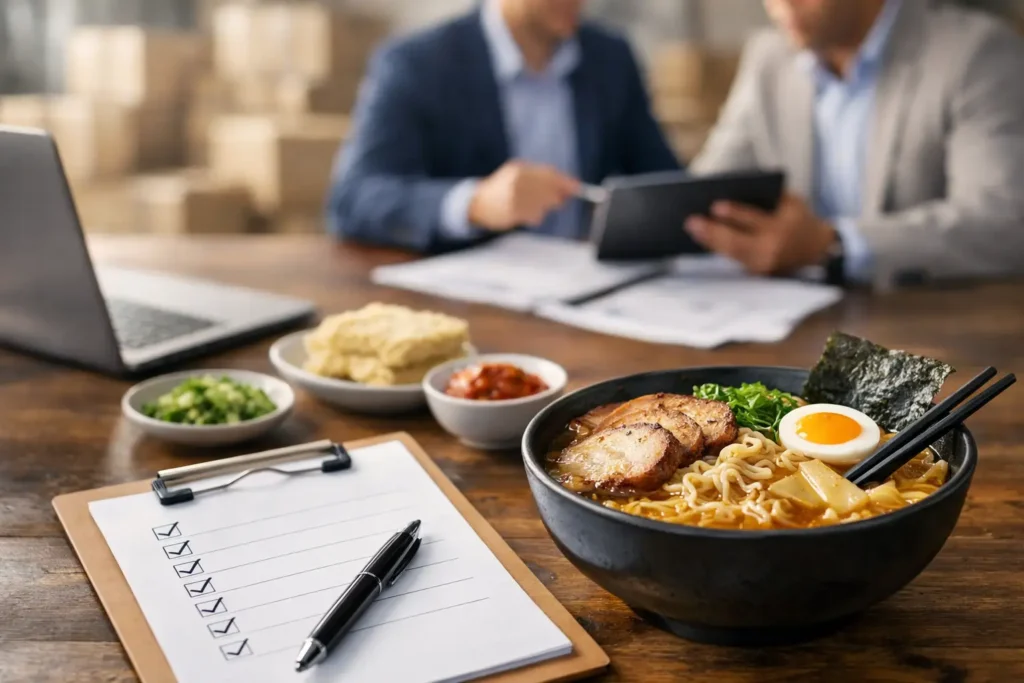 B2B Ramen Procurement Checklist That Works