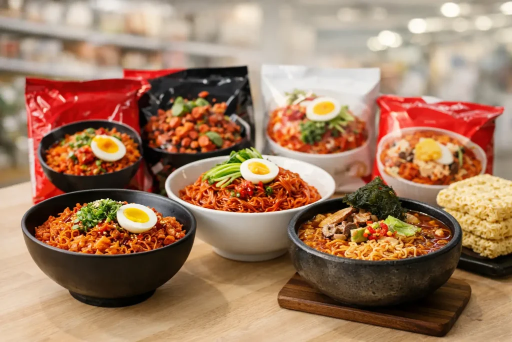 Which Korean Noodles Sell Year Round?